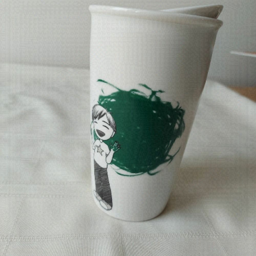 2015 Starbucks Ceramic 12 oz Tumbler